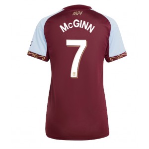 Aston Villa John McGinn #7 Jalkapallovaatteet Naisten Kotipaita 2025-26 Lyhythihainen